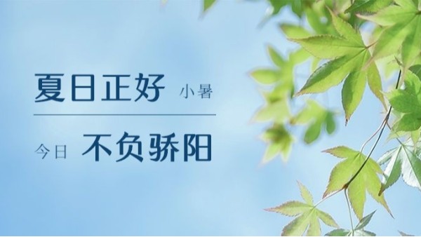 小暑丨不負(fù)驕陽